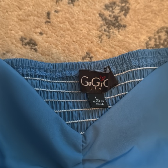 Blue Ruffle Dress L - Picture 5 of 8